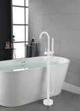 Floor Mount Bathtub Faucet Freestanding Tub Filler Standing High Flow Shower Faucets Shower Mixer W127257914