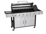 6-Burner Propane Gas Grill With Side Burner W2938P332357