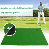 Golf Hitting Mats - 3.8'x5' Artificial Turf Training Mat for Indoor/Outdoor Swing Practice W2836P232196