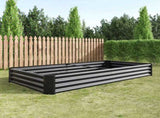Raised Garden Bed Kit - Metal Raised Bed Garden7.6x3.7x0.98ft for Flower Planters, Vegetables Herb 97729335