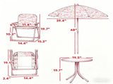 Outdoor Table with Foldable Chairs 52712652