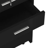 Salon Wood Rolling Drawer Cabinet Trolley Spa 3-layer Cabinet Equipment with A 05549997