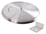 19-inch Recessed Fire Pit Pan Stainless Steel Fire Pit Burner Kit Round Indoor or Outdoor 42593221