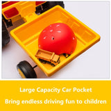 ZNTS 12V Kids Ride on Tractor Electric Excavator Battery Powered Motorized Car for Kids Ages 3-6, with , W1811P154759