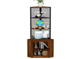 Corner Shelf with Doors, 65
