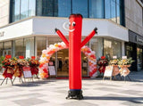 20 ft Inflatable Tube Man Set with 1 HP Blower, Wacky Waving Air Dancer for Outdoor Advertising & 10251905