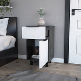 Luxor Z Nightstand, One Cabinet, Superior Top, One Drawer B128P148938