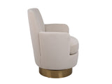 Velvet Swivel Barrel Chair, Swivel Accent Chairs Armchair for Living Room, Reading Chairs for W1361116868