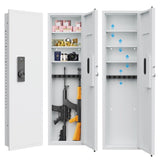 ZNTS 53" Passwod Touch Panel In-Wall Safe,Hidden Wall Gun Safe for Rifles with Adjustable W1779P198266