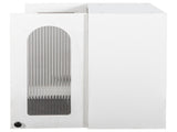 Wall Cabinet,Arched Glass door Display Wall Mounted Cabinet, Floating Cabinet with inadjustable W331P379951