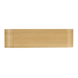 U_STYLE 4-door Curved Corner Design Wavy Door Panel Cabinet with Adjustable Shelves, Suitable for WF530090AAK