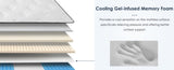 Queen Size Mattress,12 Inch Hybrid Mattress, Individually Pocketed Innerspring, Medium Firm W2889P310471