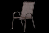 2 Piece Patio, Outdoor Camping with Breathable Textilene Fabric, Set of 2 Garden W640P252260