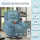 Massage Recliner,Power Lift for Elderly with Adjustable Massage and Heating Function,Recliner N719P187474C