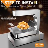 US Standard 110V 750W Food Warmer Silver Stainless Steel Horizontal Electric Food Heating Station 88318713