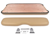 Front Seat Cushion Kit with Hardware Tan Color Replacement for EZGO TXT Golf Cart 1994-2013 32422513