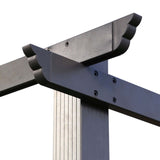 13 x 10 Ft Outdoor Patio Retractable Pergola With Canopy Sun shelter Pergola for W419P149936