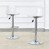 Modern minimalist bar chairs and bar stools. Can rotate 360 &deg and adjust lifting. PET backrest and W1151P200322
