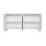 Accent Cabinet 4 Door Wooden Cabinet Sideboard Buffet Server Cabinet Storage Cabinet, for Living W1435P153086