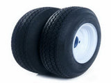2pcs Trailer Tires & P819 Rim Width 3.75" / 9.52cm 4 lugs on 4" Center 590 lbs 64484502
