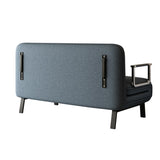 55 Convertible Chair Bed, Tri-Fold Sofa Bed with Adjustable Backrest & Pillow, Leisure Chaise W1767106624
