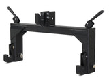 3 Pt Quick Hitch Adapter For Category 1 & 2 W/ Adjustable Bolt Tractor 3000lb,Black 63807864