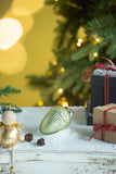 2.8x2.8x4.3" Tear Drop Ornament, Glass Decorative Hanging Christmas Tree Ornaments for Holiday Party W2078P253562