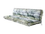 Outdoor Swing Cushions 70 Inch, Waterproof 4" Thick Porch Swing Cushion Replacement with Backrest 36607096
