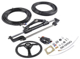 Hydraulic Outboard Boat Steering Kit 13.5" Steering Wheel, Hydraulic Helm Pump 64480483