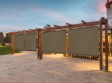 7'X6' walnut HDPE spliced roller shutter 29238930