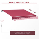 Patio Retractable Awning 84857465