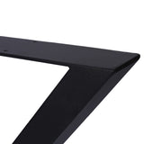 ZNTS X Table Legs 28X 24" ,Wide Metal Table Legs , Heavy Duty Steel Desk Legs Table Leg Dining Table Legs W46541483