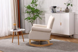 Baby Room High Rocking Chair Nursery Chair , Comfortable Rocker Fabric Padded Seat ,Modern High 38824496