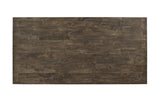 1pc Light Brown Finish Curved Metal Accents Trestle Base Rectangular Dining Table Wood Wooden Metal B011P206741