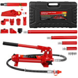 ZNTS 4 Ton Porta Power Kit, Portable Hydraulic Jack with Oil Hose, Auto Body Frame Repair Kit with W1239P170232