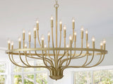 24-Light Gold Chandelier Industrial Iron Candle Chandelier Modern Suspended Farmhouse Chandeliers W5008P464949