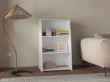 White Bookcase with Three Shelf B062P252200