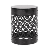 Outdoor Metal end Table -Large 73607.00BLK
