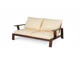 2 Pieces Outdoor Sofa Set 2-person Patio Seating Group Outdoor Conversation Set with Cushions and a N719P246159D