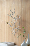 17x5.5x22" Metal Branch Wall Sculptures with Bird Accents, Set of 2 W2078P223128