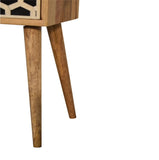 Artisan Furniture Solid Wood Mini Bone Inlay Bedside B182P202487