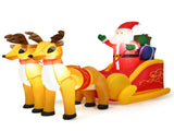 7.5 Feet Christmas Decoration Waterproof Outdoor Inflatable Santa 62345564