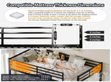 Metal bunk bed , suitable for children/teenagers/adults. 14.17-inch high guardrails. W5635P539763