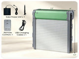 Solar Powered Automatic Chicken Coop Door with 4 Modes Light Sensor Timer Remote Control, Anti-Pinch 79784456