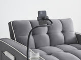 1 versatile foldable sofa bed in 3 lengths, modern sofa sofa sofa velvet pull-out bed, adjustable W2564P384180