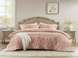 3-Piece Full/Queen Comforter Set,Pink B035P408218
