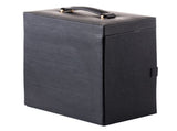Synthetic Leather Huge Jewelry Box Mirrored Watch Organizer Necklace Ring Earring Storage Lockable 27866558
