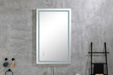 ZNTS LED Bathroom Mirror 40 "x 22" with Front and Backlight, Large Dimmable Wall Mirrors with Anti-Fog, W928P177823