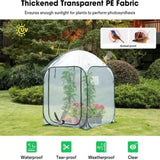 49''x49''x63'' Mini Greenhouse w/ Detachable Base Wind Ropes 87288420
