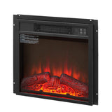 Electric Fireplace Insert 18" 1400W 120V ,Equipped with remote control, ultra thin heater with log 31245876